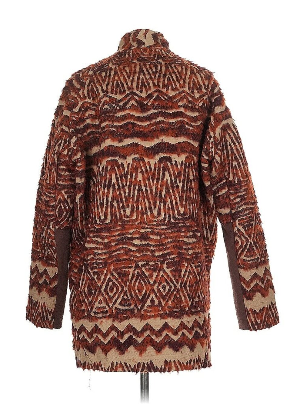 Free People Henna Tribal Pattern Coat Small Jacket Coachella Festival Boho Aztec - Picture 3 of 9